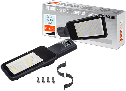 консольный led светильник Jazzway PSL 08 50W - комплектация