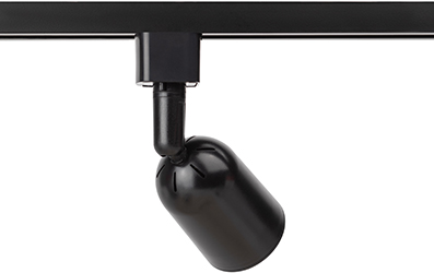 светильник трековый 1-фазный поворотный TR41-GU10 "Эра" черный - внешний вид