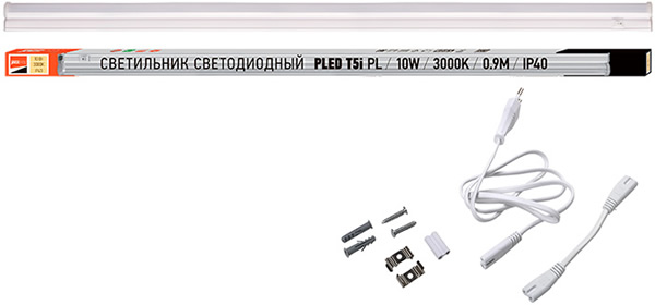 линейный led светильник Jazzway PLED-T5i PL 900 10w 3000K IP40 - комплектация