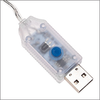 led гирлянда-занавес Neon-Night 315-875 - подключение через разъем USB