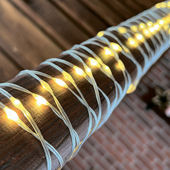 led гирлянда Uniel ULD-S1000-100/DTA Warm White IP20 Dew Band - пример использования