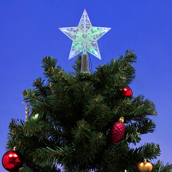led звезда UL-00005491 на елку - пример использования