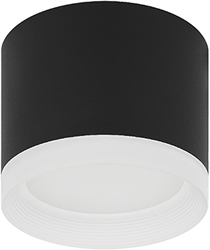 cветильник накладной OL17 GX53 BK "Эра" - внешний вид