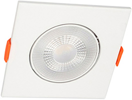 встраиваемый led светильник Jazzway PSP-S 411 1x8W 4000K 40° White IP40 Cardan - внешний вид