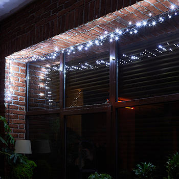 led гирлянда Uniel ULD-S1000-120/TBK White IP67 - пример использования