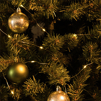 led гирлянда Uniel ULD-S0500-050/SCB/2AA Warm White IP20 Dew - пример использования