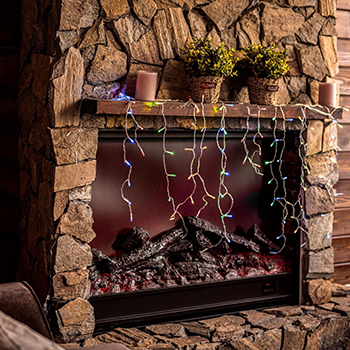 led гирлянда Uniel ULD-B2007-100/TTK Multi IP44 - пример использования