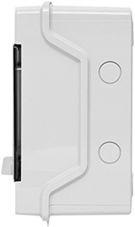 бокс пластиковый навесной EKF ux65-8-n Unix65 - вид сбоку