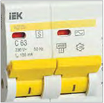 выключатель автоматический дифференциального тока селективный АД12S IEK - индикатор положения контактов