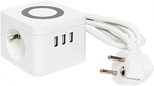 удлинитель 2-местный 1,3м EKF UBA-CUB-3-WC "Куб" - внешний вид