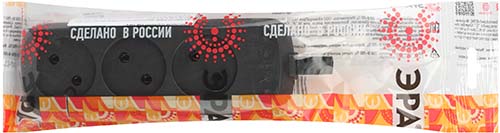 колодка 3-местная "Эра" KX-3-B - упаковка