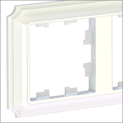 рамка многопостовая Systeme Electric AtlasDesign Antique жемчуг - внешний вид