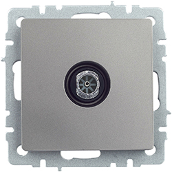 розетка ТВ оконечная IEK РТВ11-0-БрС Brite - внешний вид