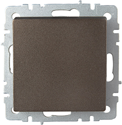 выключатель 1-клавишный IEK ВС10-1-0-БрТБ Brite - внешний вид