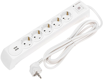 фильтр сетевой 5-местный 3м Kranz 13-4700 - внешний вид