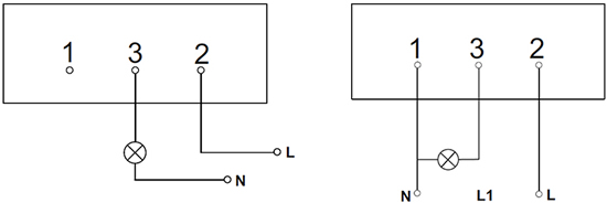 датчик движения IEK Brite - схемы подключения