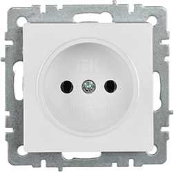 розетка 1-местная IEK РС10-1-0-БрБ Brite - внешний вид