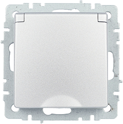 розетка 1-местная IEK РСбш10-3-44-БрА Brite - внешний вид