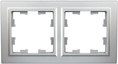 рамка 2-постовая IEK РУ-2-БрА Brite - внешний вид