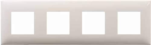 рамка 4-постовая DKC Avanti, цвет ванильная дымка, - внешний вид