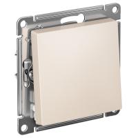 AtlasDesign бежевый переключатель 1кл скрытая 10А IP20 