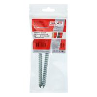 Шуруп сантехнический 10*120мм цинк DIN 571 2шт