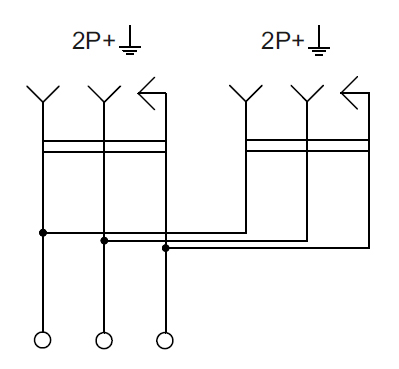 Глори дуб розетка открытая 2-мест заземление IP20