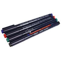 Маркер для кабеля черный красный синий зеленый (набор 4шт) 0,3мм Edding 8407