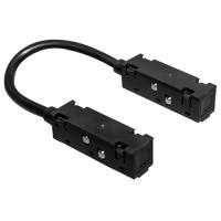 Коннектор питания угловой для магнитной трековой системы NOVA 48В черный ЭРА