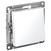 AtlasDesign белый выключатель кнопочный 1кл скрытая 10А IP20 