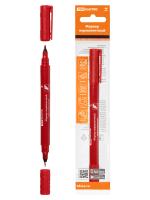 Маркер для кабеля красный 0,4/1мм TDM двусторонний