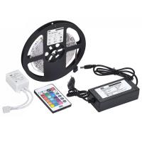 Лента свд 12В 14,4Вт/м 60свд/м RGB 5050 IP20 IEK 5м комплект