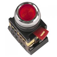 Кнопка ABLFS-22 красный с подсветкой