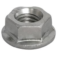 Гайка М8 шестигранная с фланцем цинк 10шт