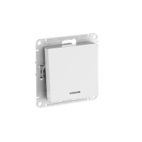 Атлас белый механизм выключателя 1кл с подсветкой скрытая 10А IP20 быстрозажим.клем.  