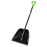 Лопата снеговая 550*415*1405мм полипропилен алюминиевая рукоятка Palisad