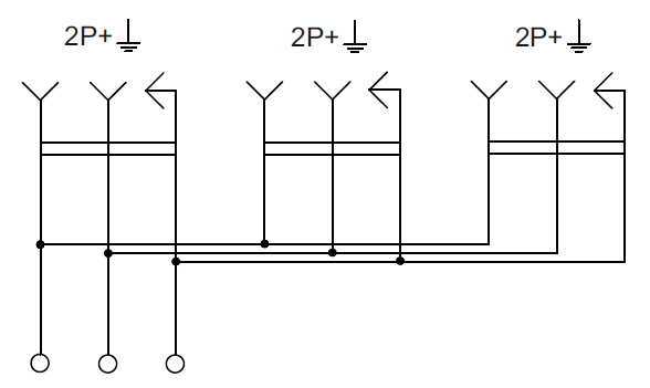 Глори дуб розетка открытая 3-мест заземление IP20