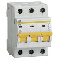Автомат 3Р 16А D 4,5кА ВА47-29 IEK 