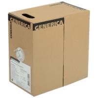 UTP 4*2*0,5 5E серый поливинилхлорид (пвх) кабель внутренний коробка(305м)24AWG РЕЕСТР РПП GENERICA