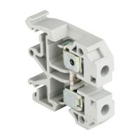 Зажим клеммный DIN-рейка 10мм2 35А серый EKF 