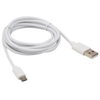 Кабель USB micro USB 1,8м белый 1А Rexant