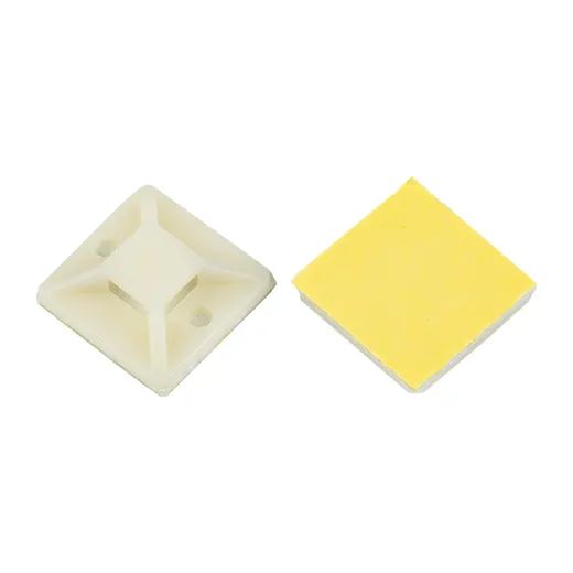 Площадка монтажная самоклеящаяся 25*25мм белый EKF 20шт