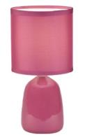 Светильник настольный 1*40Вт E14 розовый Uniel глянцевый