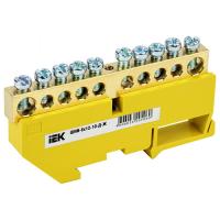 Шина нулевая 8*12 10 отв на DIN-изол Ж