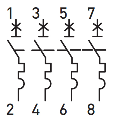 Автомат 4Р 50А C 4,5кА ВА47-63N EKF PROxima 