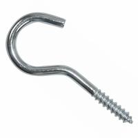 Шуруп полукольцо 6*60мм цинк 1шт