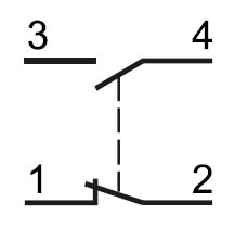 Выключатель концевой толкатель с роликом IP54 ВП 15К-21А-221-54 У2 IEK прямого действ.