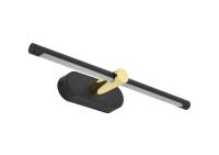 Светильник настенный свд 9Вт 4000К 450лм черный IEK