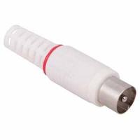 Штекер TV белый 100шт