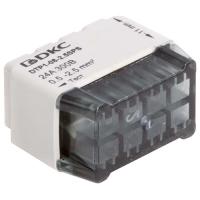 Клемма 8*2,5мм2 компактная серый DKC 2 шт